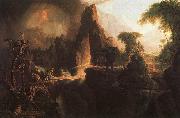 Thomas Cole Expulsion From the Garden of Eden oil on canvas
